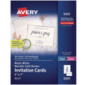 Invitation Cards with Metallic Border