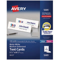 Medium Embossed Tent Cards