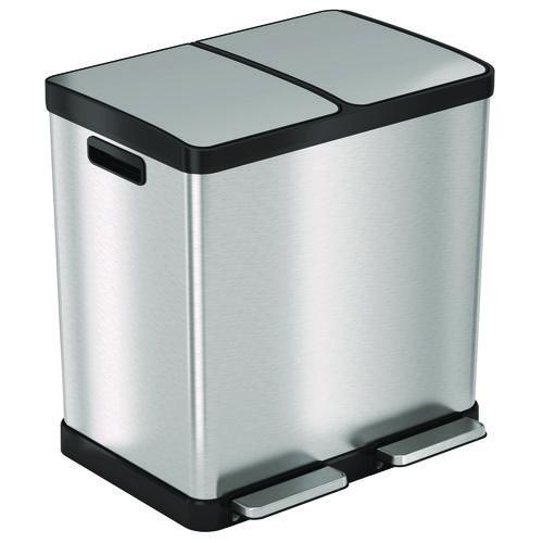 Step Pedal Trash Can and Recycle Bin