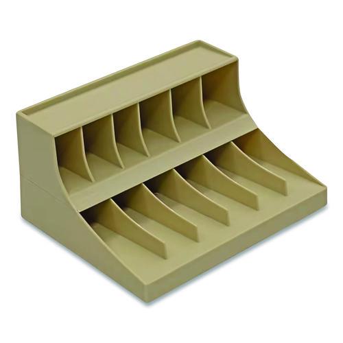 Coin Wrapper and Bill Strap 2-Tier Rack