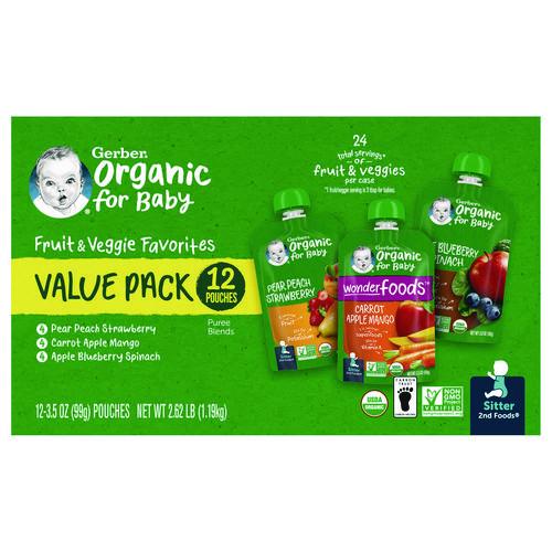 Organic 2nd Foods Baby Food Pouches