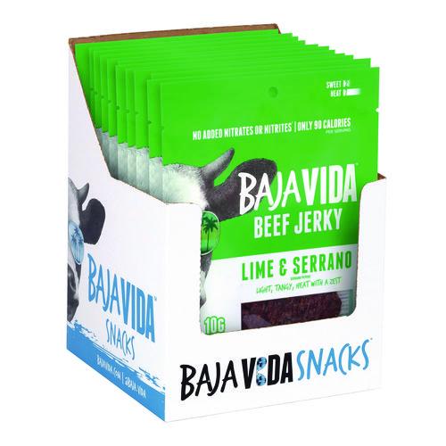 Beef Jerky Lime and Serrano Pepper Snack Pack