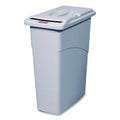 Slim Jim Confidential Document Waste Receptacle with Lid