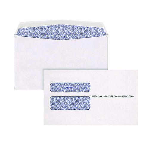 W-2 Laser Double Window Envelope