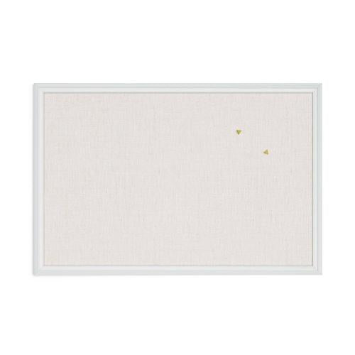 Linen Bulletin Board with Decor Frame