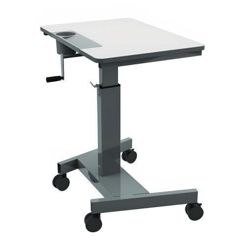 Sit Stand Student Desk with Crank Handle