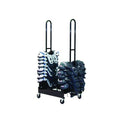 Mobile Two-Stack Shoulder Pad Rack