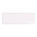 Two-Piece M2 Non-Magnetic Whiteboard with Aluminum Frame