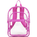 Clear with Color Trim Backpack