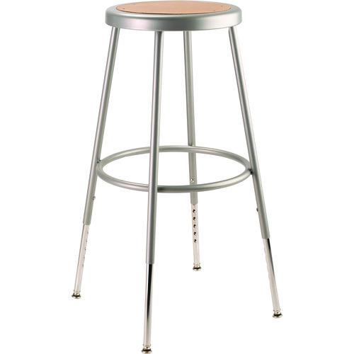 6202 Series Height Adjustable Heavy Duty Steel Stool