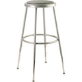 6400 Series Height Adjustable Heavy Duty Vinyl Padded Steel Stool