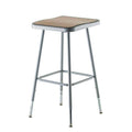 6300 Series Height Adjust Heavy Duty Square Seat Steel Stool