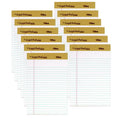 "The Legal Pad" Plus Ruled Perforated Pads with 40 pt. Back