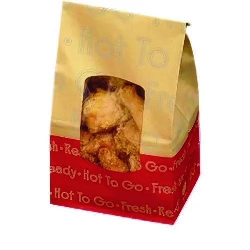 ToGo EcoCraft Grease-Resistant Deli Window Bag