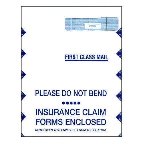 Jumbo CMS-1500 Health Insurance Form Envelopes for 50 Forms