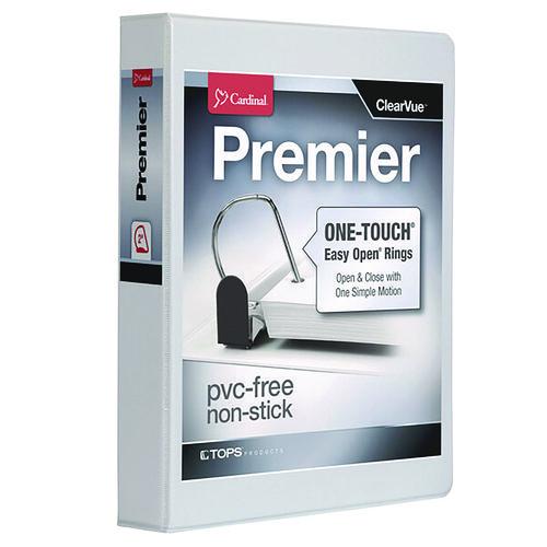Premier Easy Open ClearVue Locking Slant-D Ring Binder