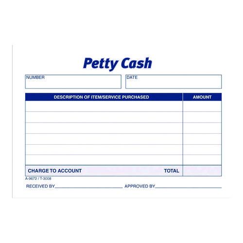 Petty Cash Receipts