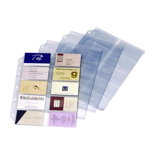 Poly Business Card Refill Pages
