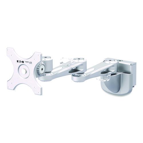 Dual-Extension Monitor Mount for Slat Wall System for 32" TVs