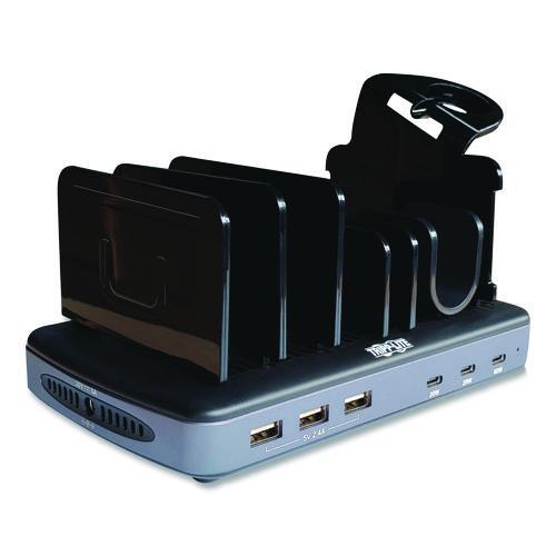 120W Multi-Device Charging Station with Storage