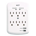 6-Outlet Plus USB Outlet Surge Protector