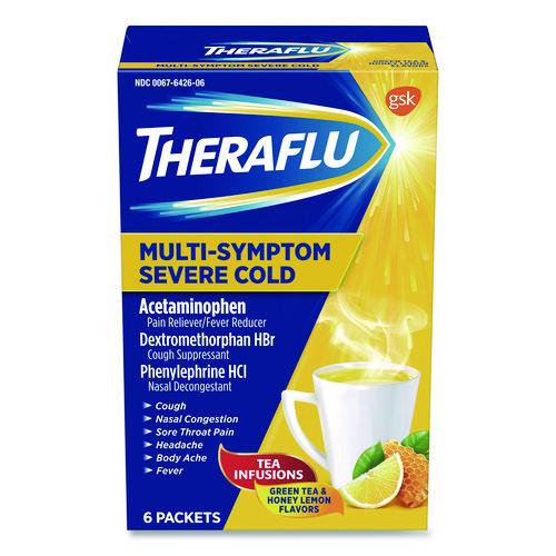 Multi-Symptom Severe Cold Hot Liquid Powder