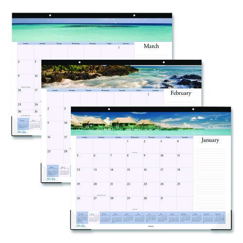 Islands Desk Pad Calendar