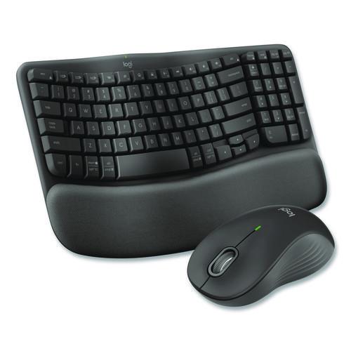 Wave MK670 Wireless Ergonomic Keyboard and Signature M550L Mouse Combo