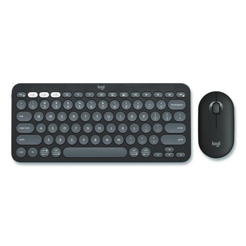 Pebble 2 Wireless Keyboard and Optical Mouse Combo