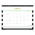 Day Designer Rugby Stripe Desk Pad Calendar