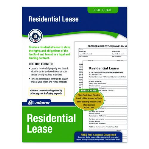 Residential Lease Form Sets with Instructions and Free Download