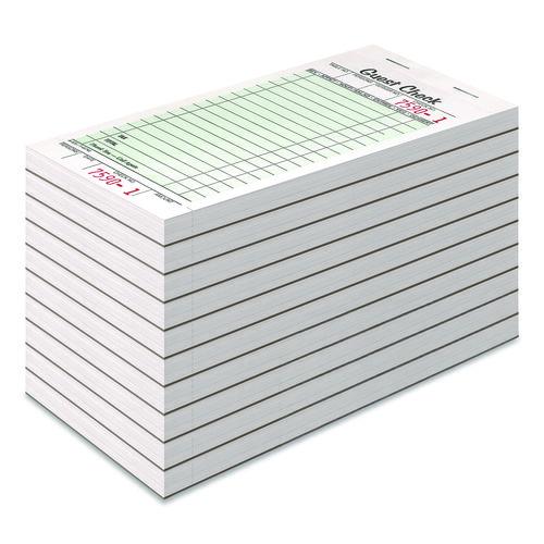 One-Part Guest Check Pad with Perforated Stub