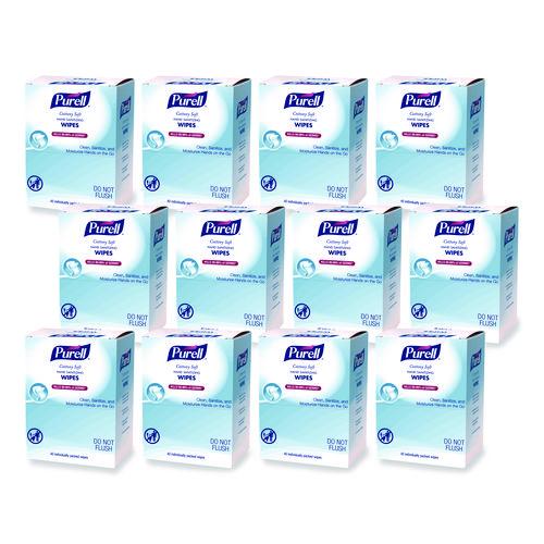 Cottony Soft Individually Wrapped Sanitizing Hand Wipes