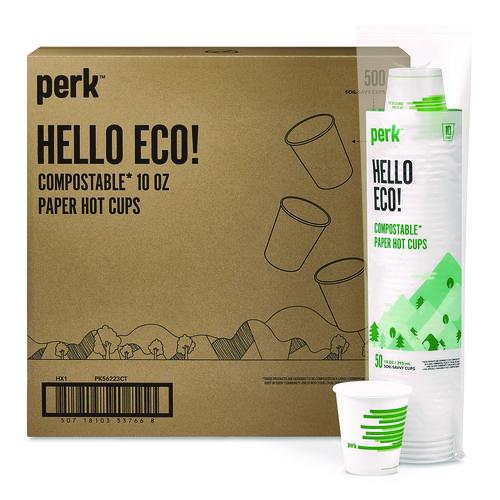 Eco-ID Compostable Paper Hot Cups