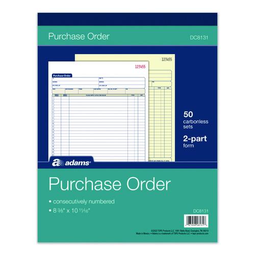 Multipart Purchase Order Pad