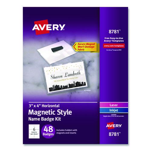 Magnetic Style Name Badge Kit