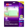 Matte Clear Easy Peel Mailing Labels with Sure Feed Technology