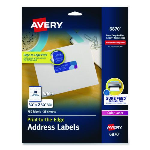 Vibrant Laser Color-Print Labels w/ Sure Feed