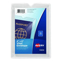 Heavyweight Clear Vinyl Envelope with Thumb Notch