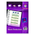 Mini Size Heavyweight Diamond Clear Sheet Protector
