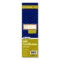 Gift Certificate with Stub Book