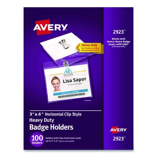 Heavy-Duty Clip-Style Badge Holders