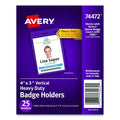 Secure Top Heavy-Duty Badge Holders