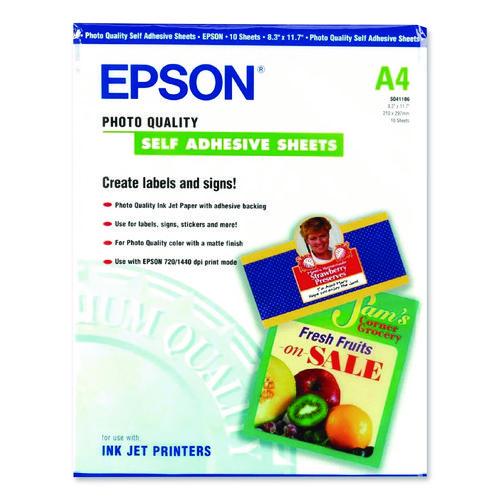 Photo-Quality Self Adhesive Paper