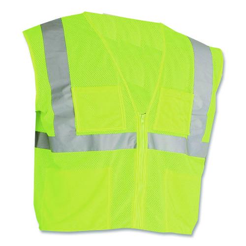 ANSI Class 2 Four Pocket Zipper Safety Vest