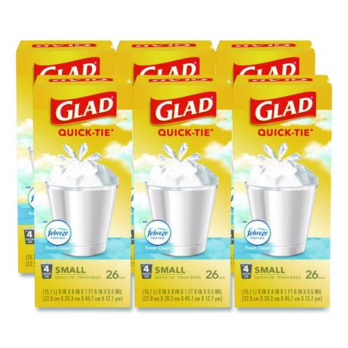 OdorShield Quick-Tie Small Trash Bags