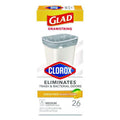 Medium Drawstring Trash Bags with Clorox