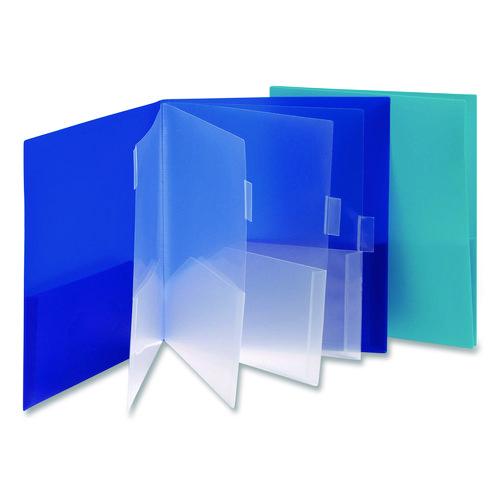 Poly Ten-Pocket Subject Folder