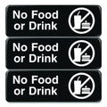 No Food or Drink Wall Sign