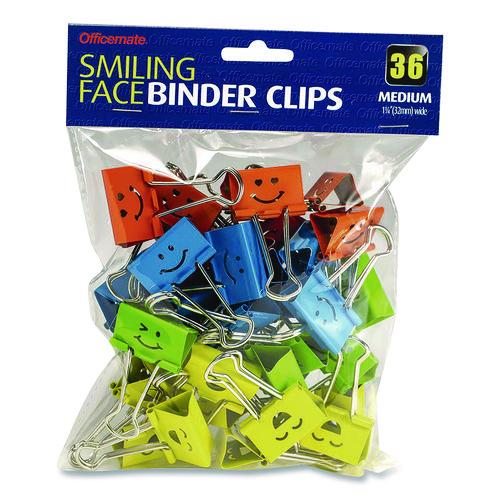 Smiling Face Binder Clips